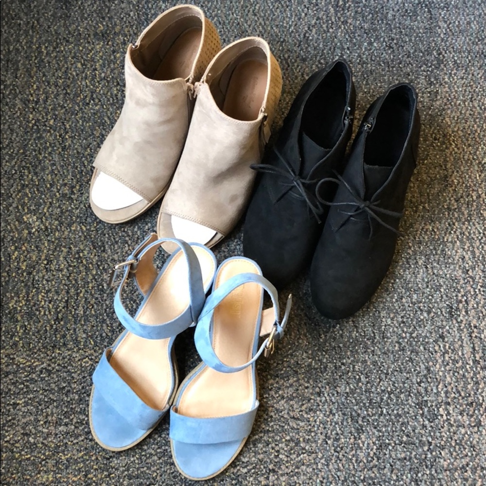 Three pairs of heels